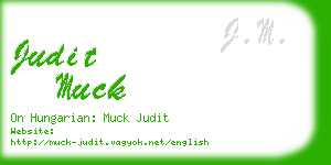 judit muck business card